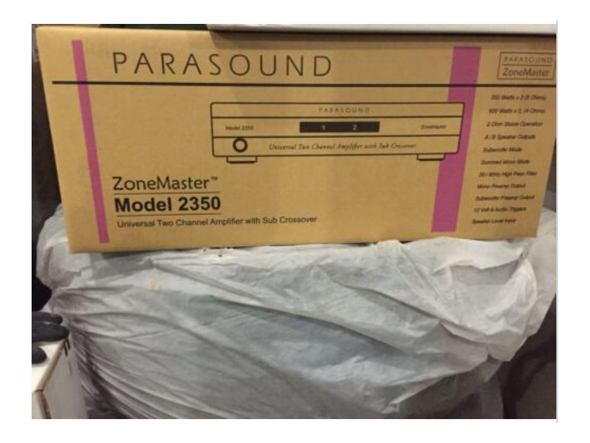Parasound Model 2350 Brand New 350watts x 2