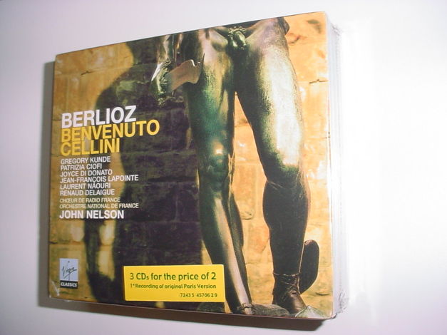 SEALED 3 CD SET Hector Berlioz virgin classics Benvenut...