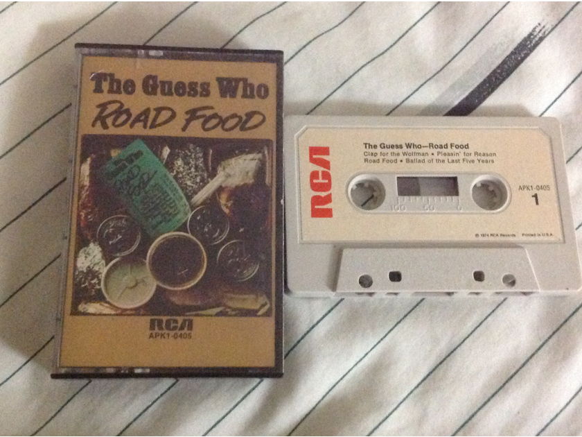 The Guess Who Road Food Pre Recorded Cassette RCA Records
