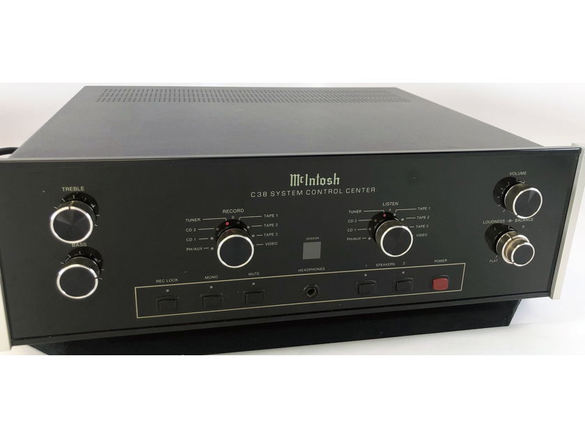 McIntosh C38 Solid State Preamp - Full Featured Including Phono Stage