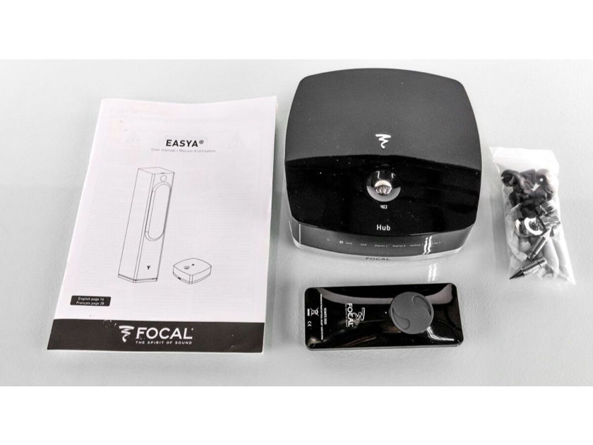 Focal Easya Black Gloss Floor standers  - Brand New Floor   Sealed Box's  60%% Off Retail