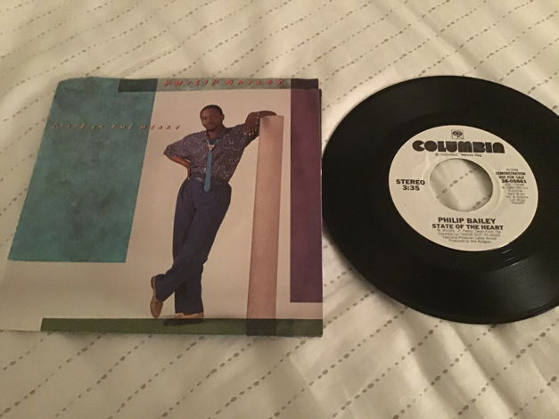 Philip Bailey State Of The Heart Promo 45 With Picture ...