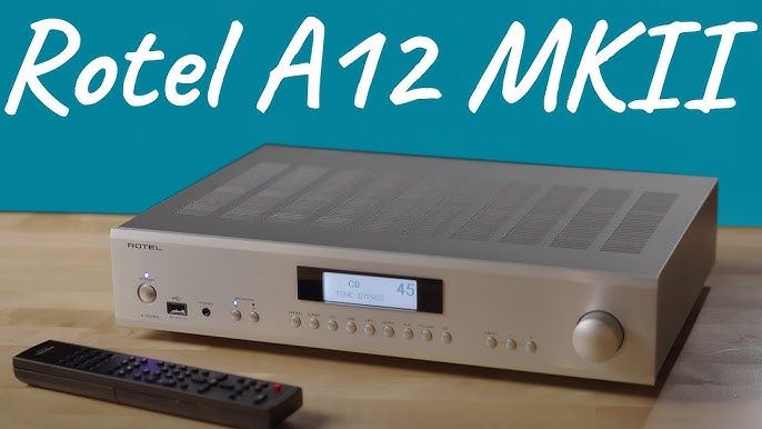 Rotel A12 MKII Stereo integrated amplifier Sliver (Used... 2