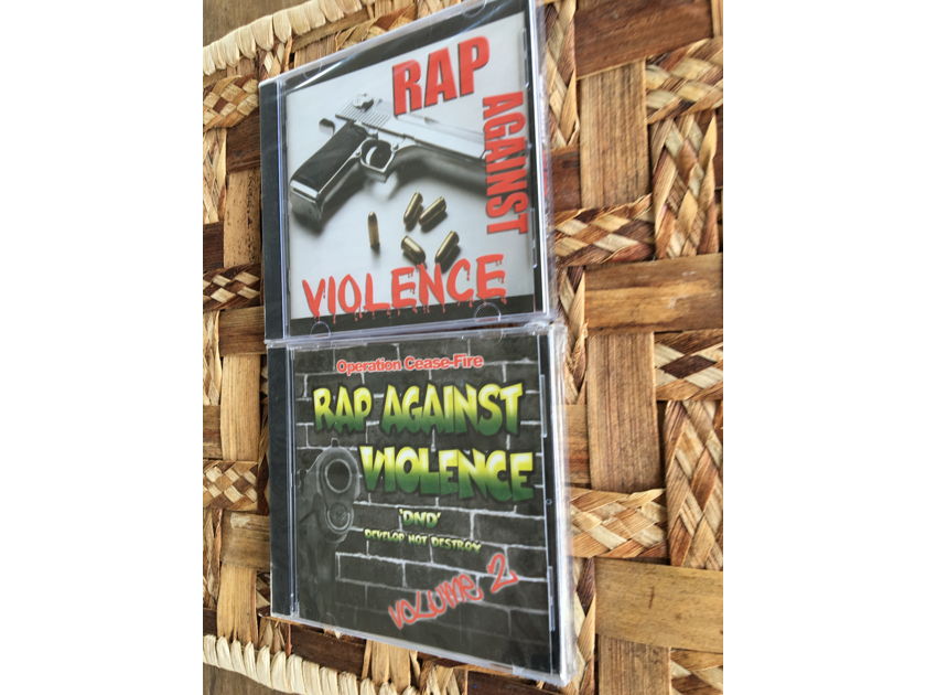 Rap against violence  2 sealed cds