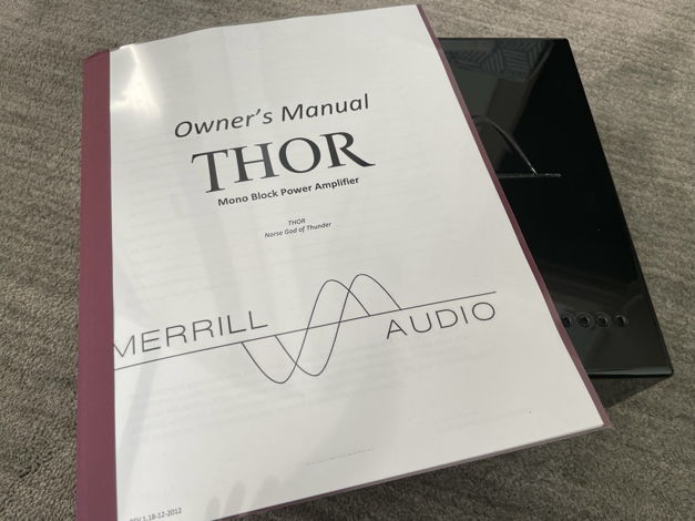 Merrill Audio Thor Monoblock-Single Amp