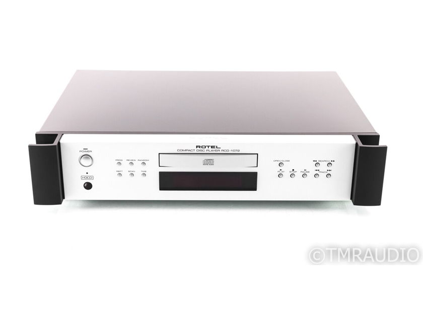 Rotel RCD-1072 CD Player; RCD1072; Silver; Remote (28414)