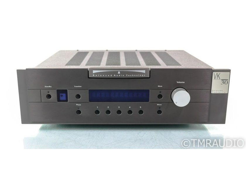 Balanced Audio Technology VK-30 Stereo Tube Preamplifier; VK30; BAT; Remote (32069)