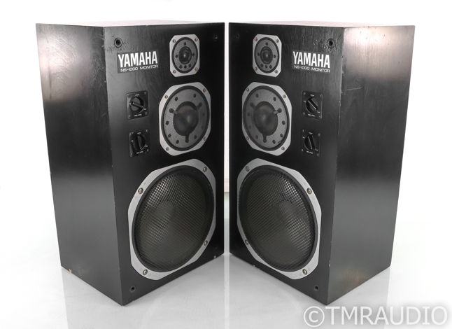 Yamaha NS-1000M Vintage Studio Monitors; NS1000M; Black...