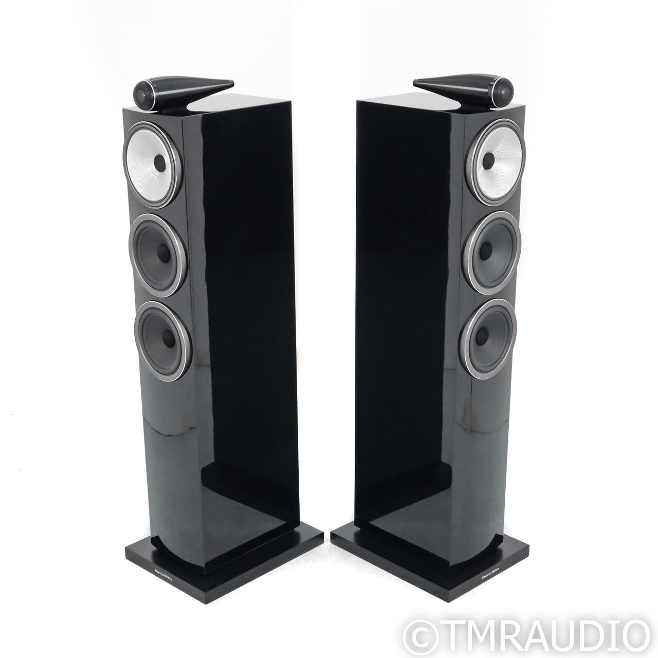 B&W 703 S3 Floorstanding Speakers; Gloss Black Pair (1/... 4