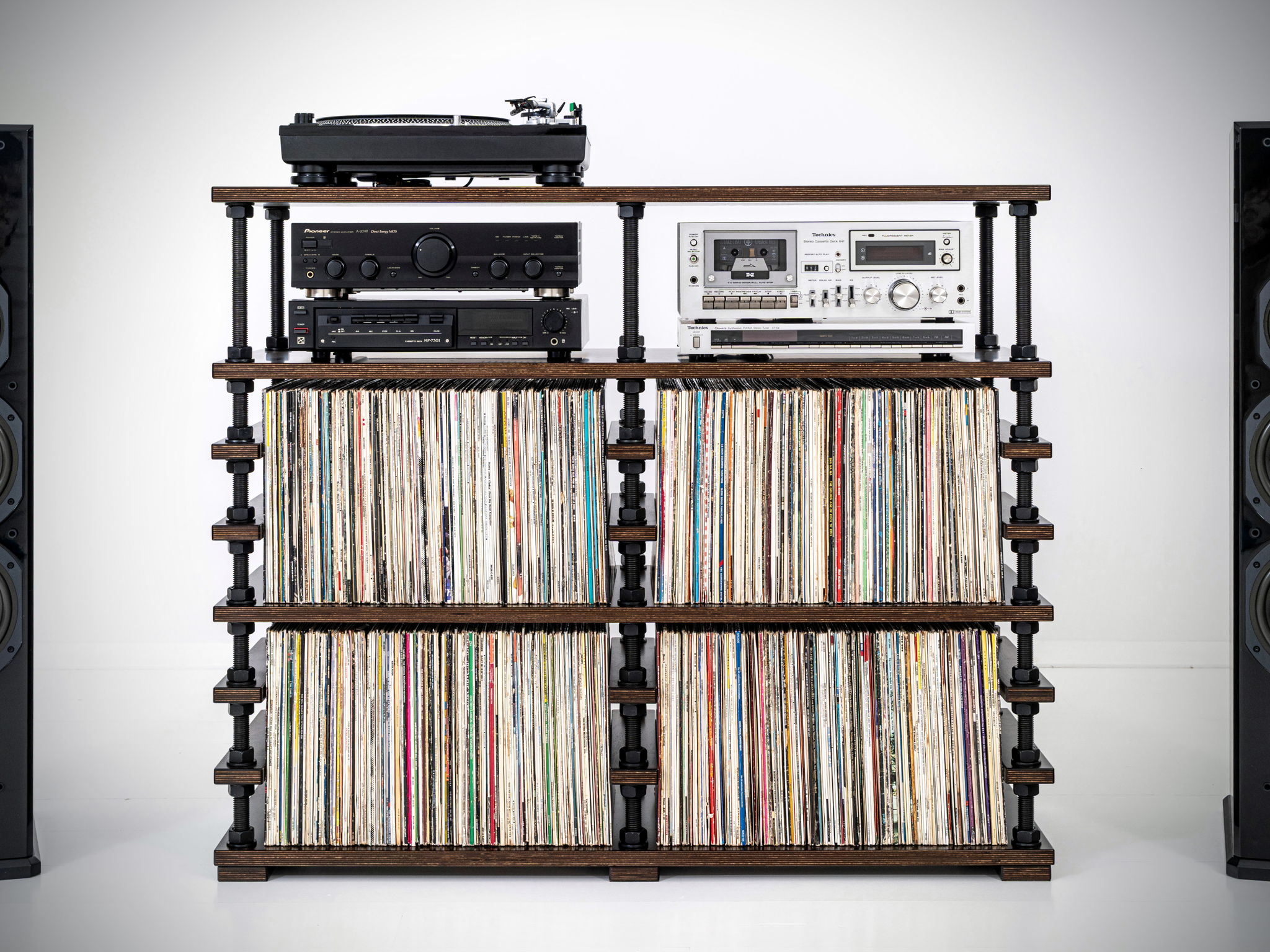 Handmade Records storage furniture 4
