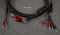 Audioquest Obsidian speaker cables. 8ft BW pair with ba... 8