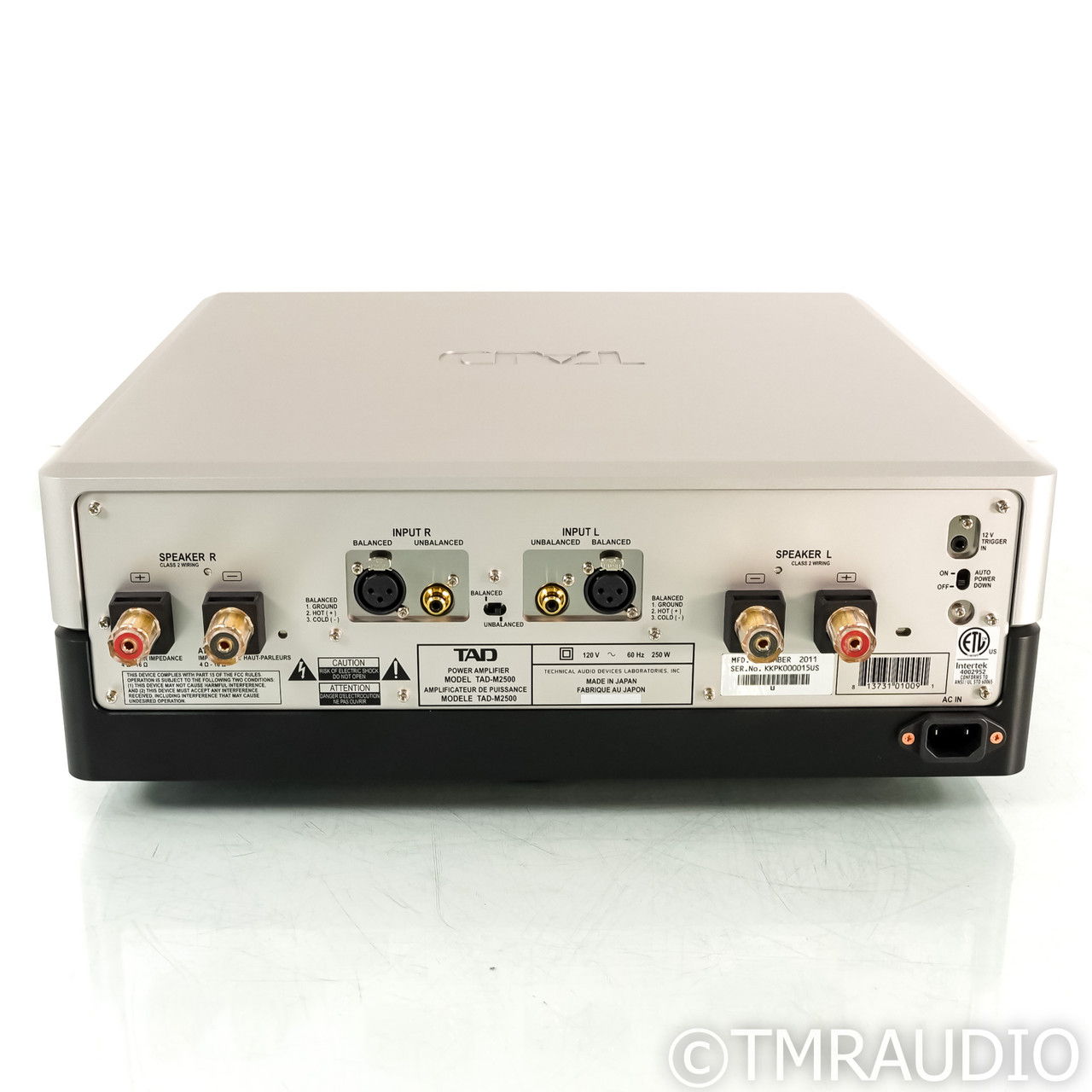 TAD M2500 Stereo Power Amplifier (66375) 5