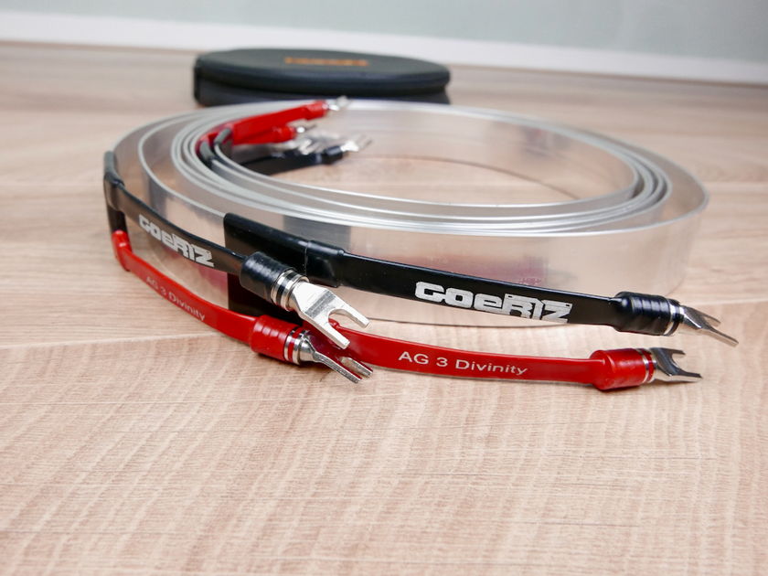 Edit Goertz Alpha Core AG-3 Divinity silver speaker cables 2,5 metre