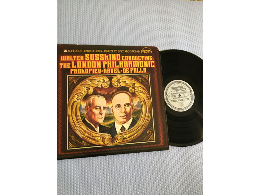 Direct to disc Walter Susskind London philharmonic  Prokofiev Ravel De Falla audiophile Lp Record