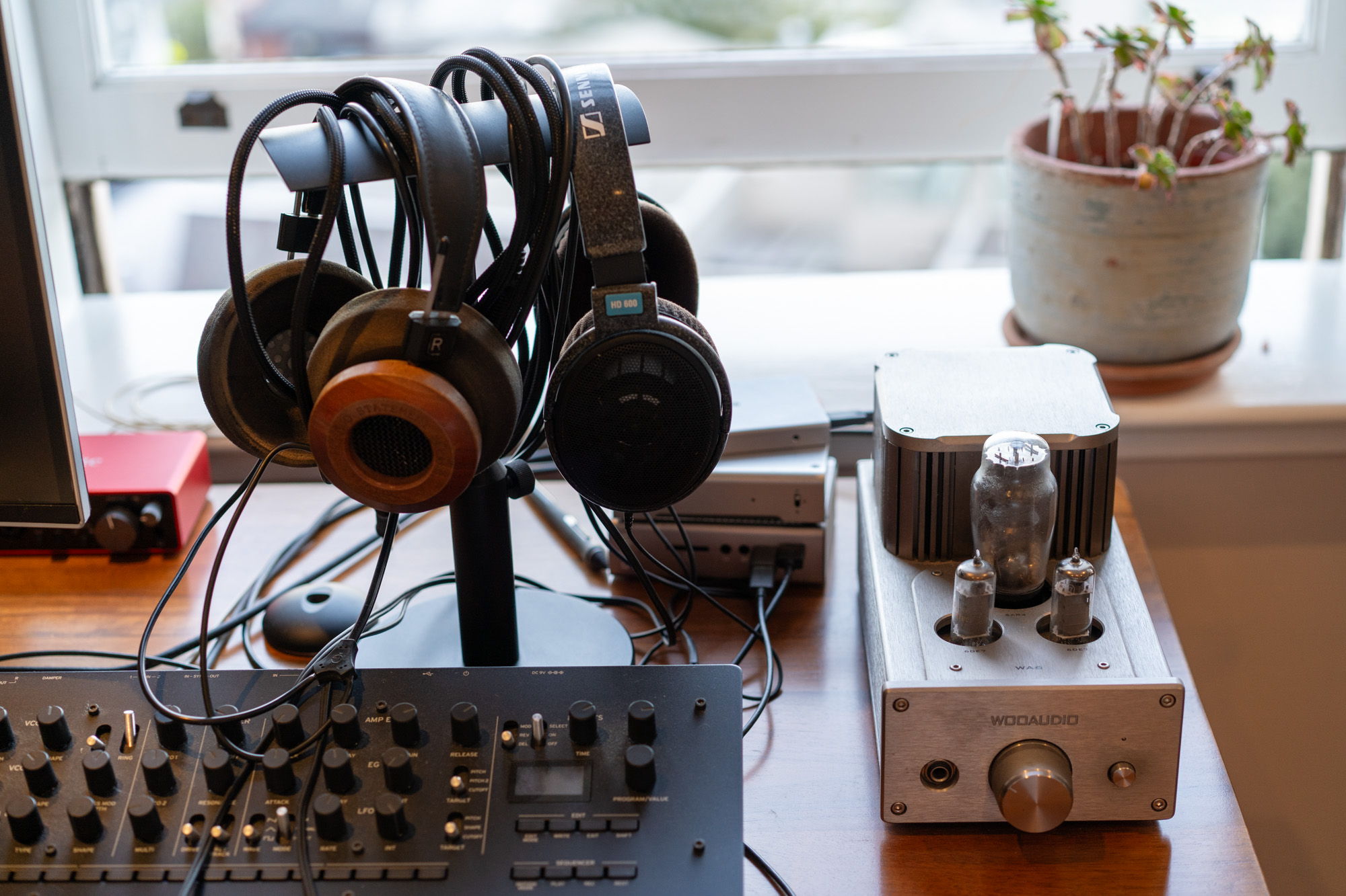 Headphones and amp