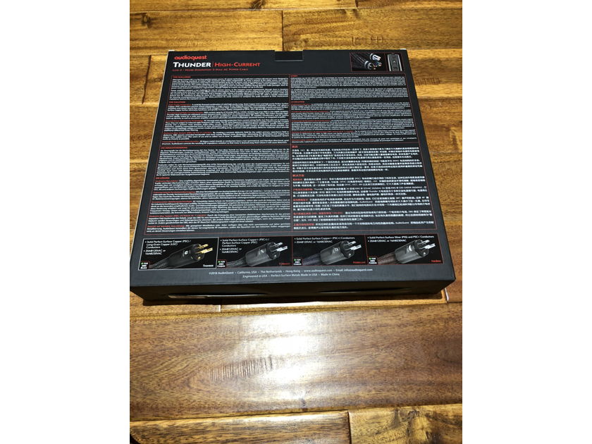 AudioQuest Thunder High Current 15A 1M BRAND NEW