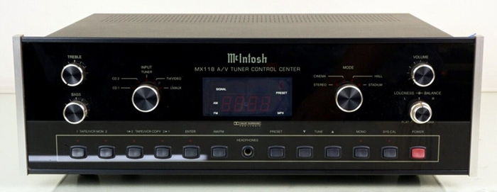 MCINTOSH  MX 118 AM-FM PREAMP MADE IN THE U.S.A