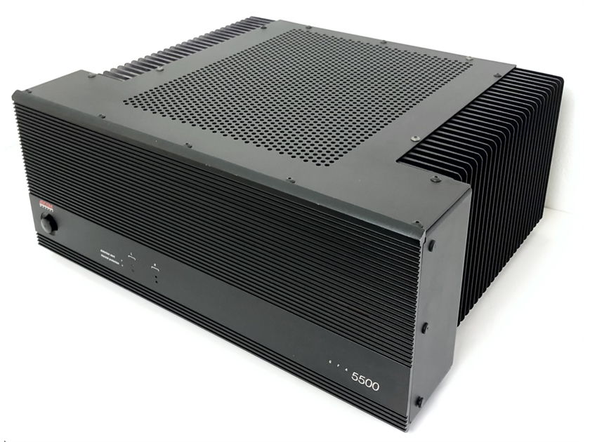 Adcom GFA 5500 2-CH Solid State 200wpc @ 8-Ohms Stereo Power Amplifier AMP w/ Org. Packing Box