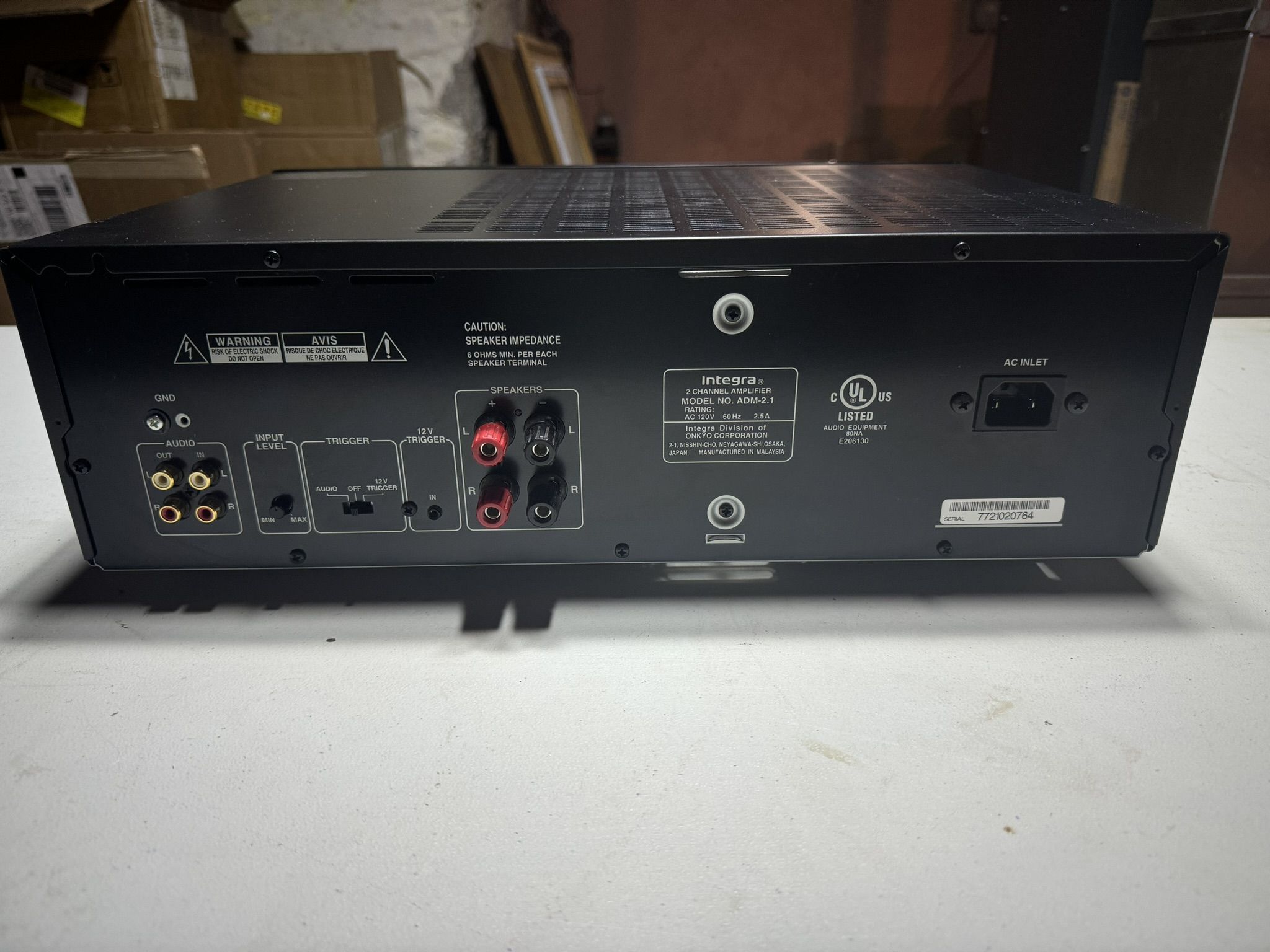 Integra ADM-2.1 WRAT Stereo Power Amplifier 2 Channels ... 4