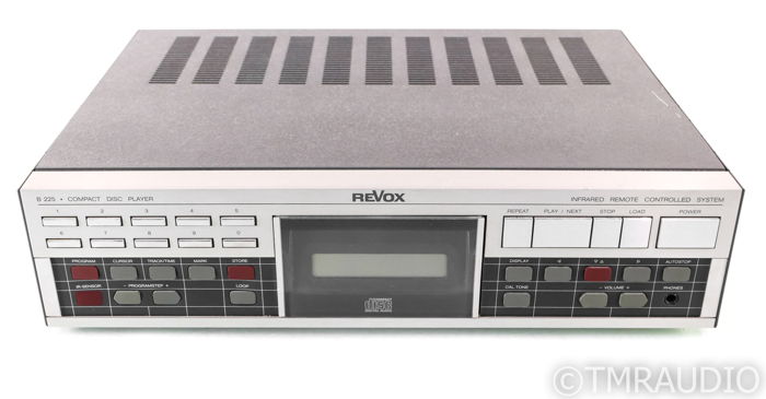 Revox B 225 CD Player; B225; Remote; Silver (33846)