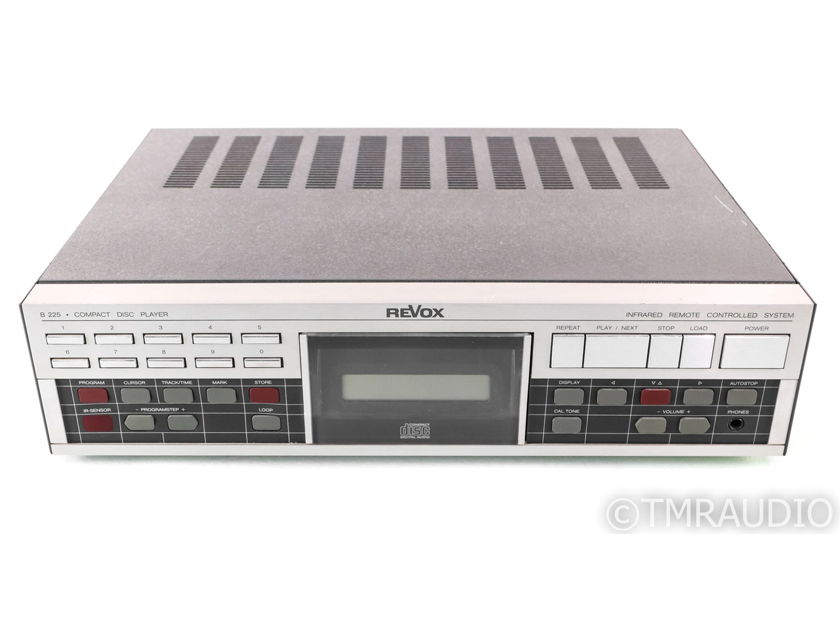 Revox B 225 CD Player; B225; Remote; Silver (33846)