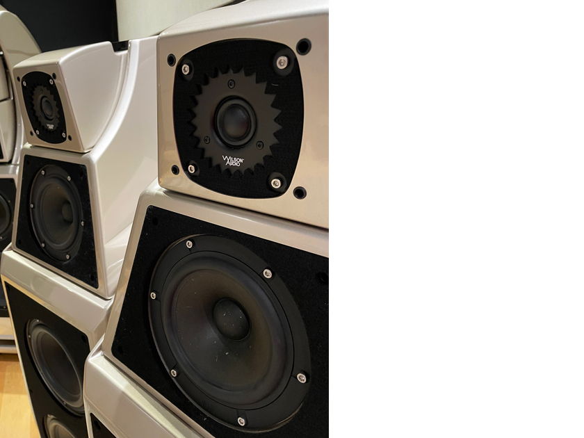 Wilson Audio Certified Authentic Pre-Owned, Desert Silver, ALEXIA Loudspeakers