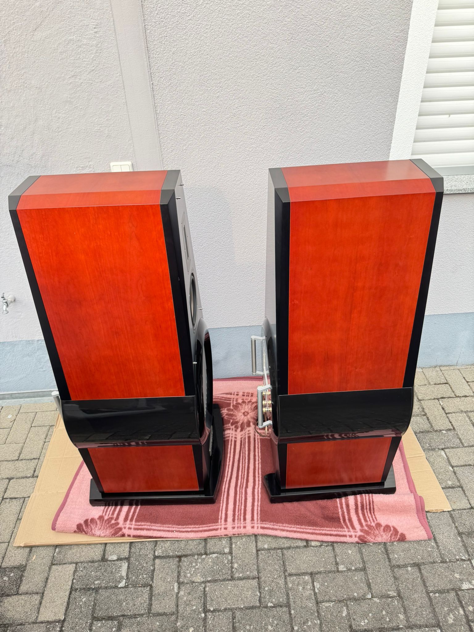 Quadral Aurum Titan 7 speakers in cherry 2