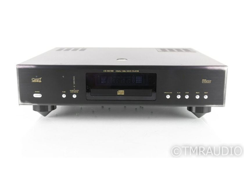 Cary Audio CD 303/300 Tube CD / HDCD Player (No Remote); AS-IS (Doesn't read most disks) (20814)