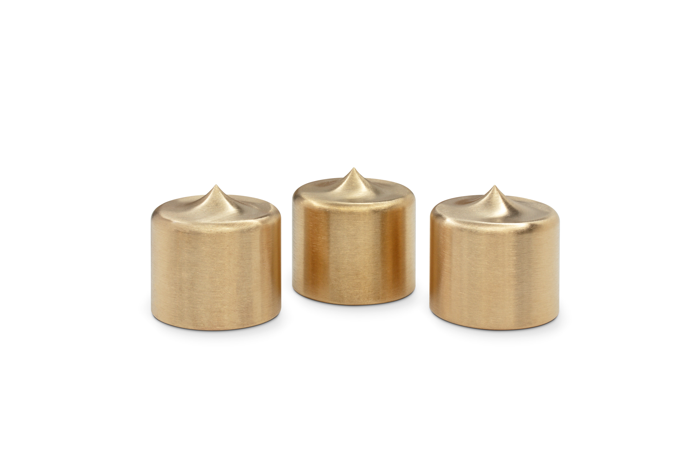 Butcher Block Acoustics Purepoint™ Brass Footers 1½” Di...