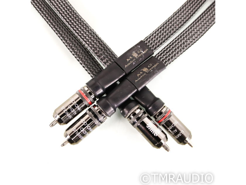 MG Audio Design Planus III Cu RCA Cables; 1.5m Pair Interconnects (52440)