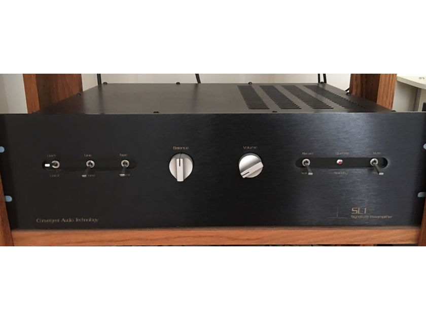 Convergent Audio Technology Audio SL1 Signature Preamplifier with Factory Power Supply and Optional Phono Stage.
