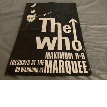 The Who Live At The Marquee Poster