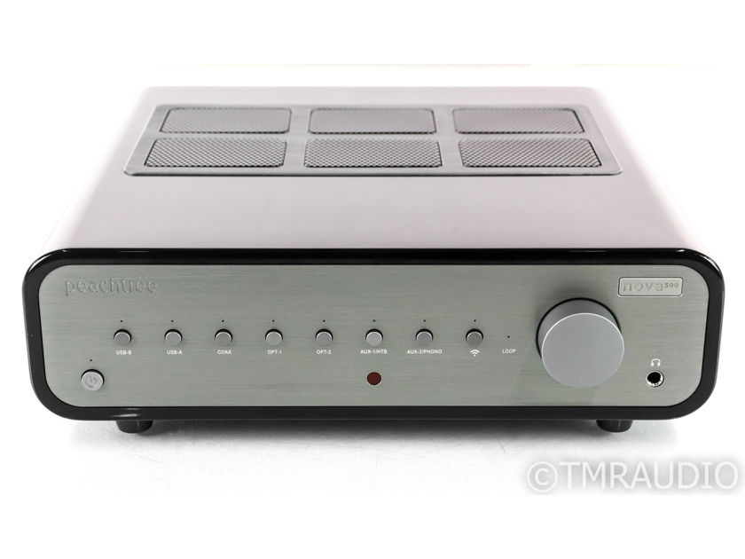 Peachtree Nova500 Stereo Integrated Amplifier; Piano Black; MM Phono; Remote (35775)