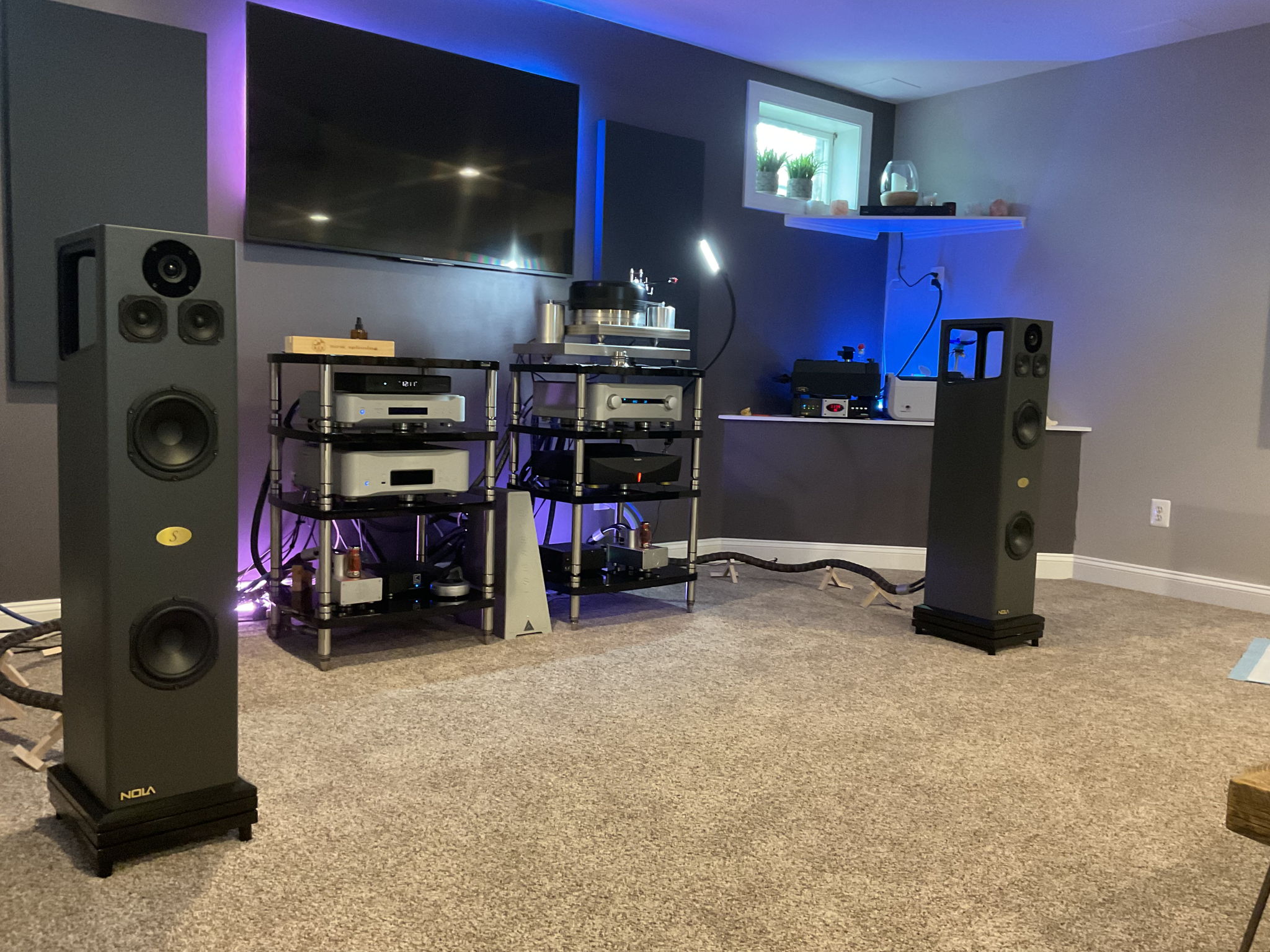 System as of 9-2023, Nola Champ S3 speakers