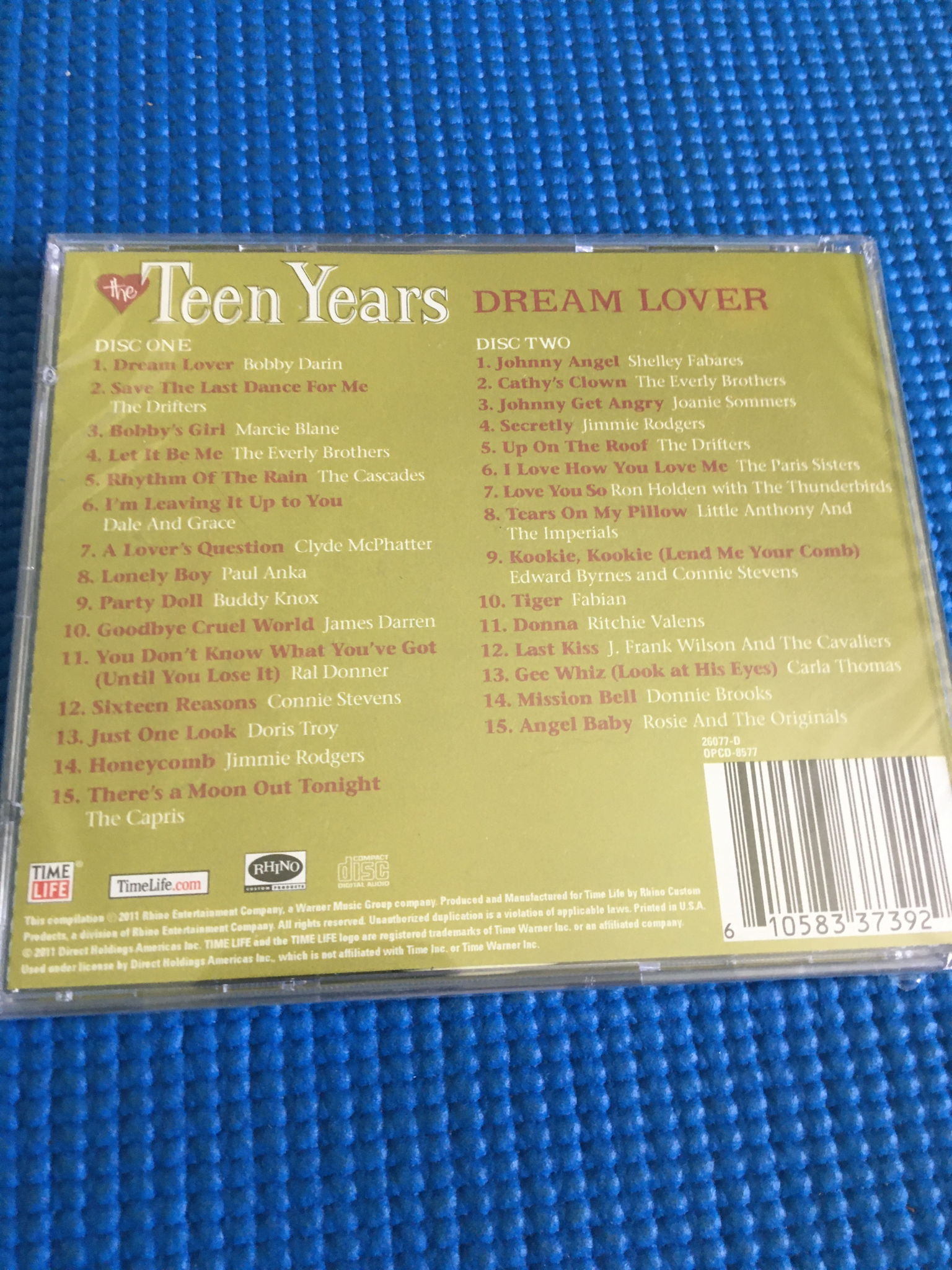 Time life the Teen Years  Dream lover sealed double cd ... 2
