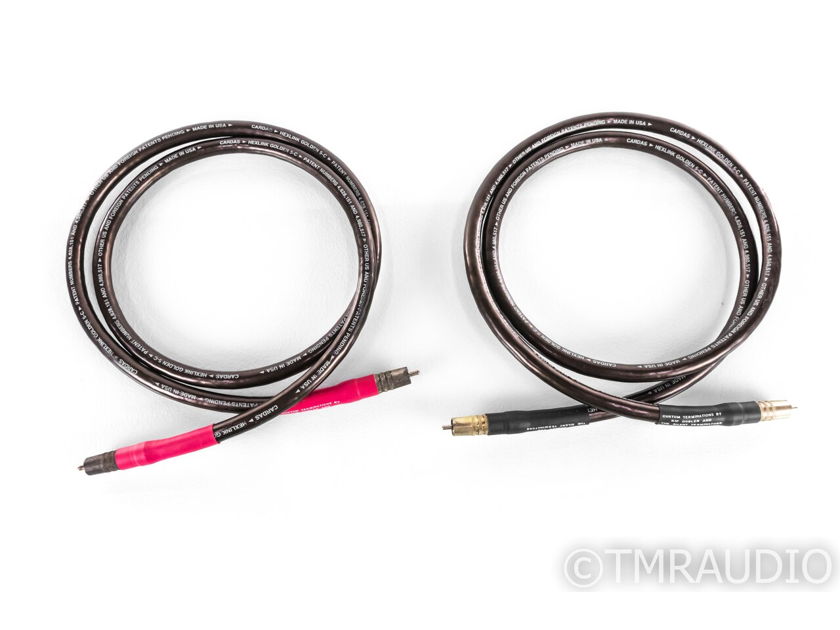 Cardas Hexlink Golden 5-C RCA Cables; 1.5m Pair Interconnects (20948)