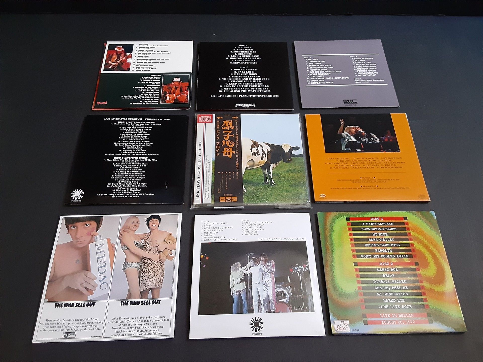 LED ZEPPELIN WHO ETC MINI LP CD LOT JAPAN NEW 2