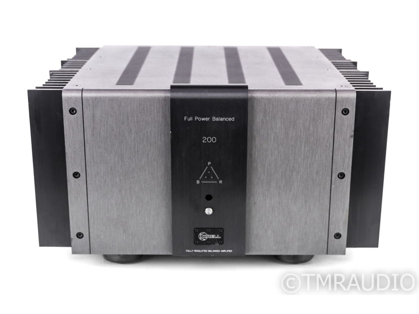Krell Full Power Balanced 200 Stereo Power Amplifier; FPB-200 (20280)