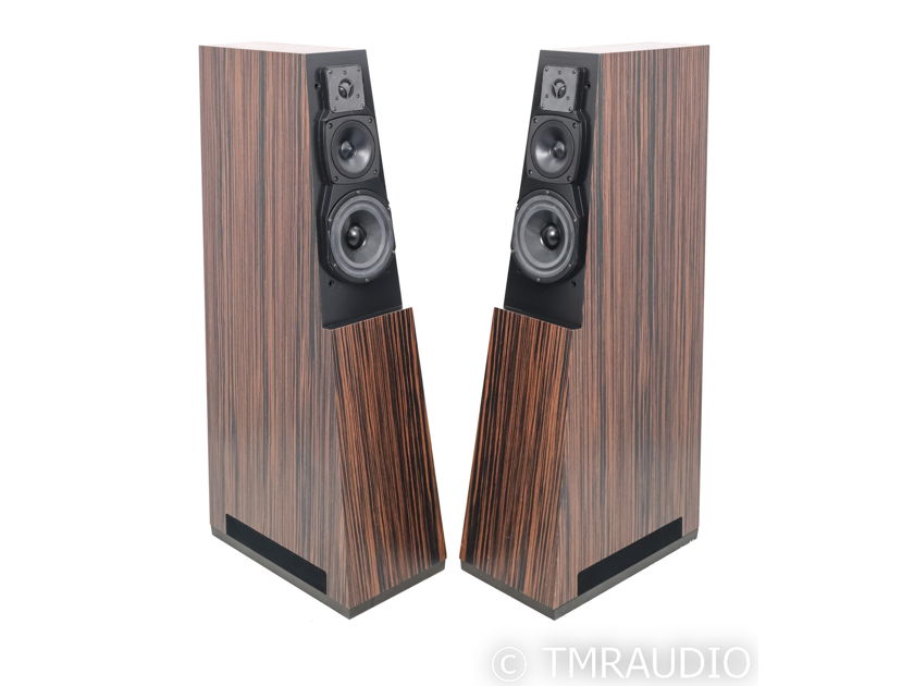 Vandersteen Quatro Wood CT Powered Floorstanding Speakers; Faux Ebony Pair; M5-HPB (48125)