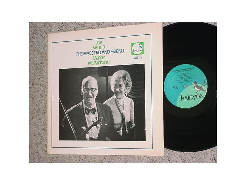 Joe Venuti the maestro and friend - Marian McPartland lp record Halcyon stereo HAL-112 SEE ADD DISCRIPTION