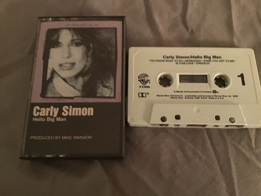 Carly Simon Pre Recorded Cassette  Hello Big Man