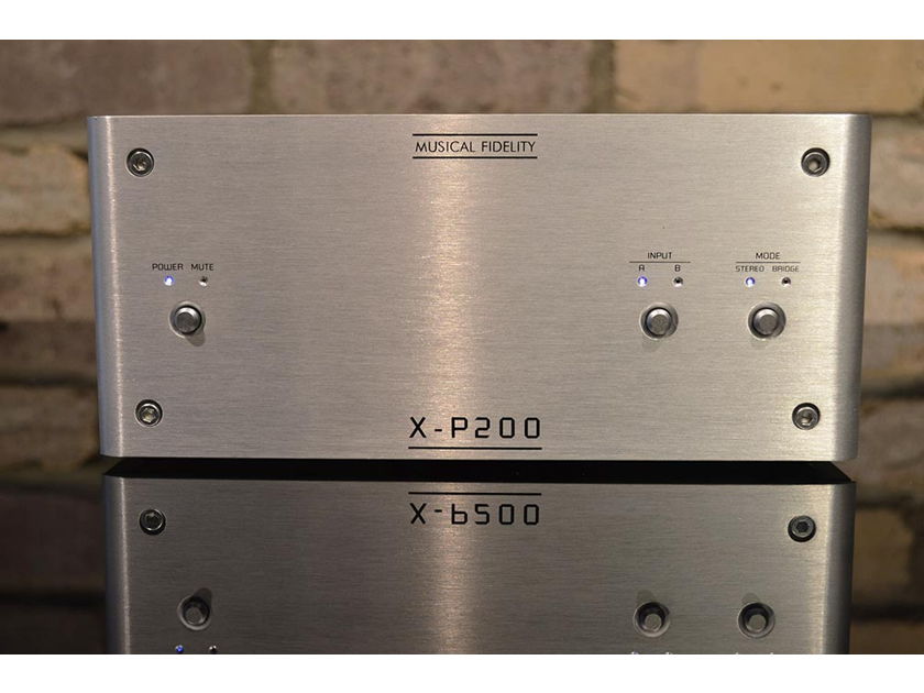 Musical Fidelity X-P200 Power Amplifier - 125 Watts / Ch or 260 W Bridged