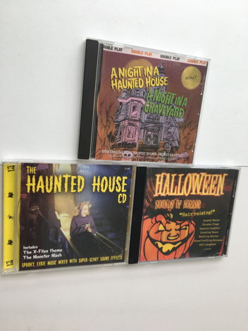 Haunted House Halloween sounds Cd lot of 3 cds