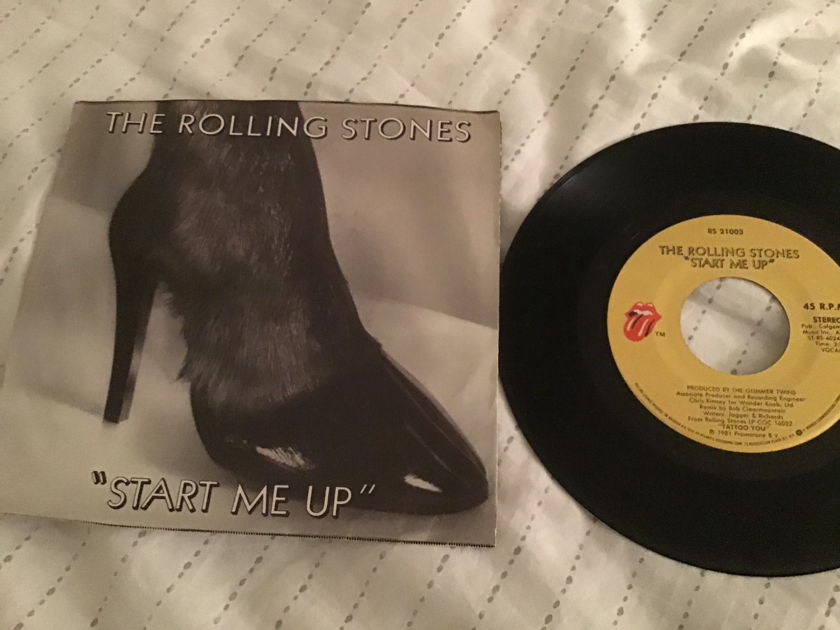 The Rolling Stones  Start Me Up 45 With Picture Sleeve
