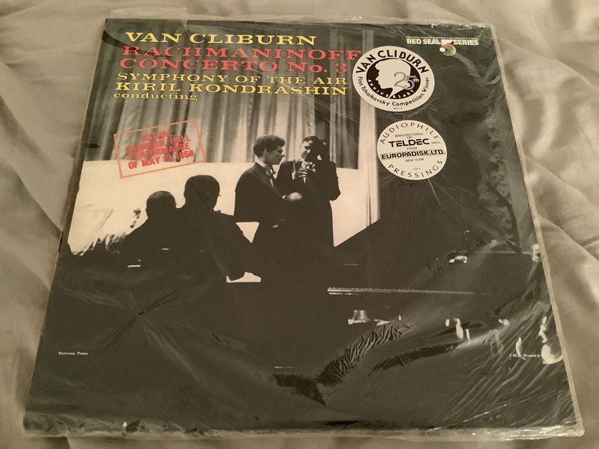 Van Cliburn RCA Red Seal Series 5 Audiophile Teldec Vinyl Rachmaninof Concerto No. 3