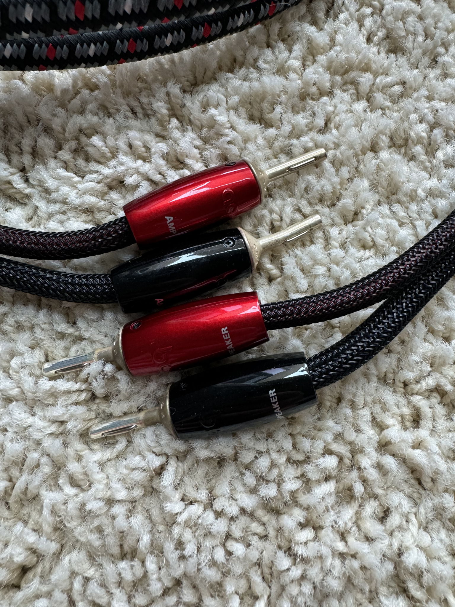 AudioQuest CV-8 HyperLitz Speaker Cables - Upgraded 6
