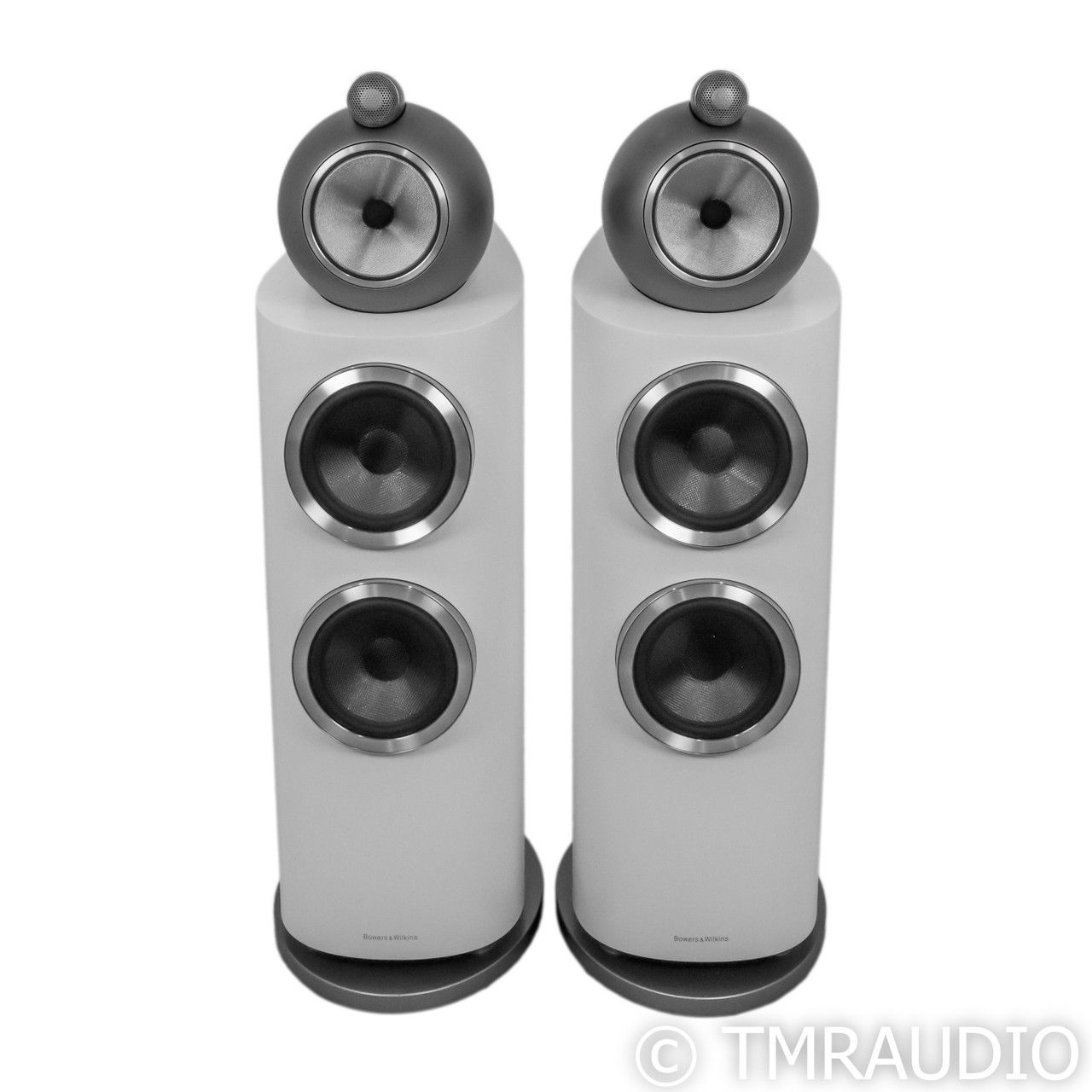 B&W 802 D3 Floorstanding Speakers; White Pair (65497) 3