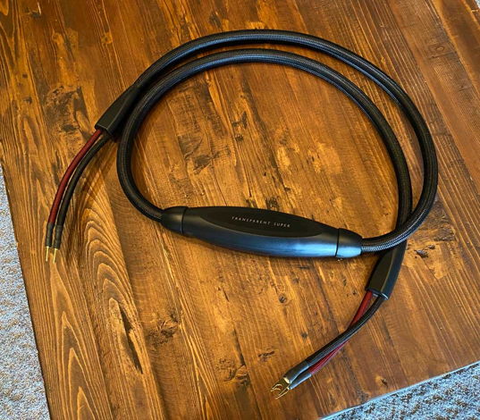 Transparent Super Speaker Cable 8' Single G5