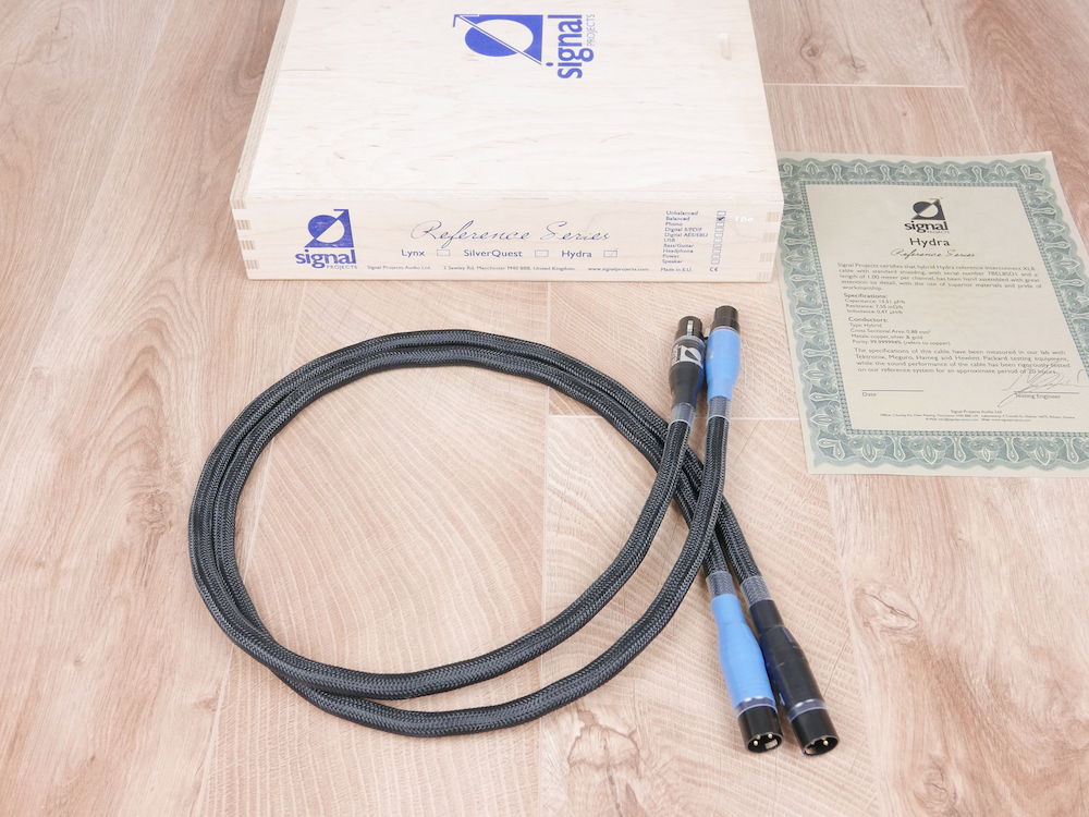 Signal Projects Hydra audio interconnects XLR 1,0 metre