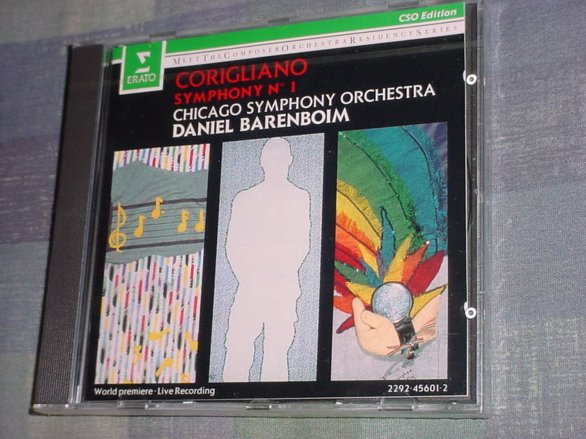SEALED CD Erato cso edition BARENBOIM Corigliano Symphony no1 1991 Germany